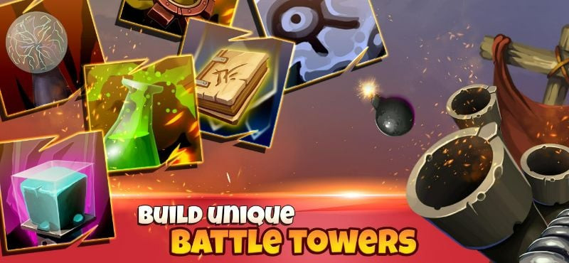 alt: Giao diện nâng cấp trong game TowerBall