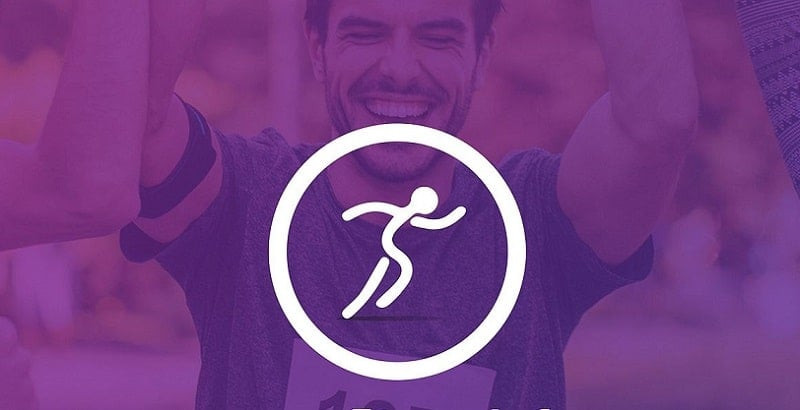 alt: Giao diện ứng dụng FITAPP hiển thị thông tin chạy bộ