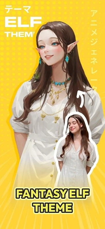 alt: Hình ảnh anime được tạo ra từ ứng dụng AI Anime Filter