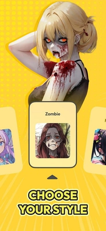 alt: Hình ảnh chia sẻ ảnh anime lên mạng xã hội từ ứng dụng AI Anime Filter