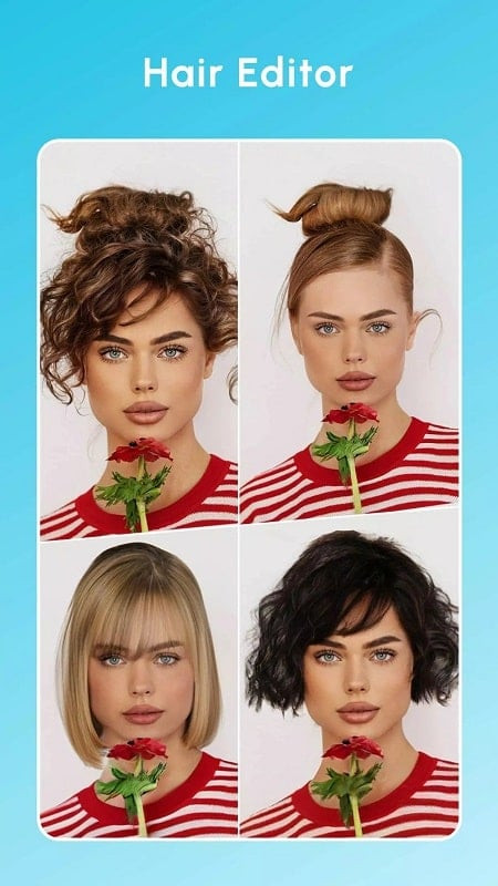 alt: Hình ảnh minh họa tính năng thay đổi độ tuổi trên FacePic