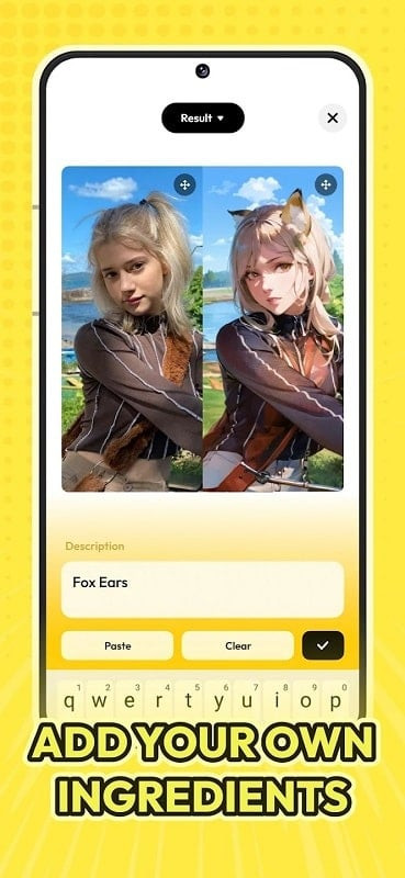 alt: Hình ảnh minh họa ứng dụng AI Anime Filter trên điện thoại