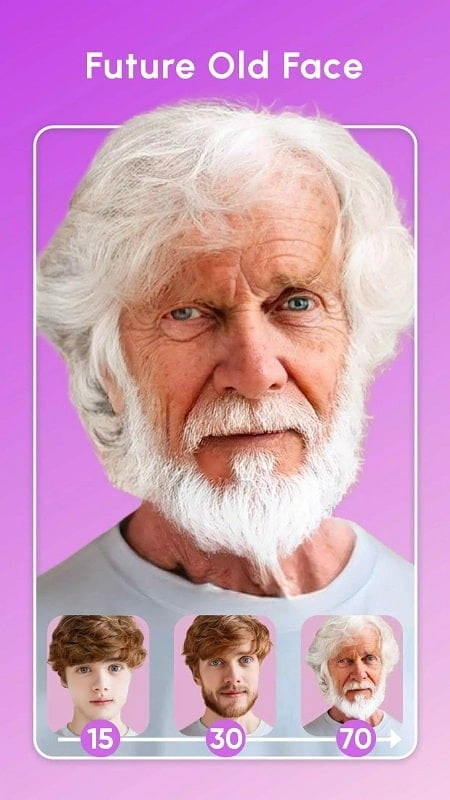 alt: Minh họa tính năng thay đổi giới tính trên FacePic