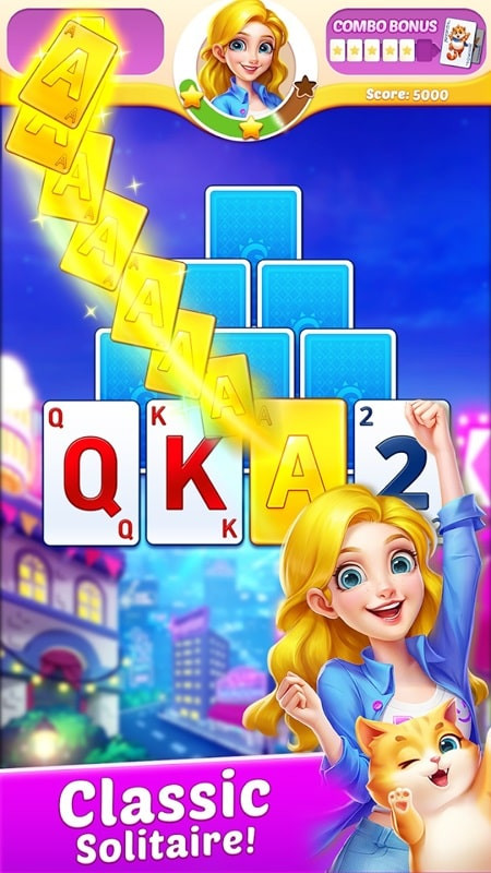 alt: Phần thưởng trong game Solitaire Tripeaks Diary