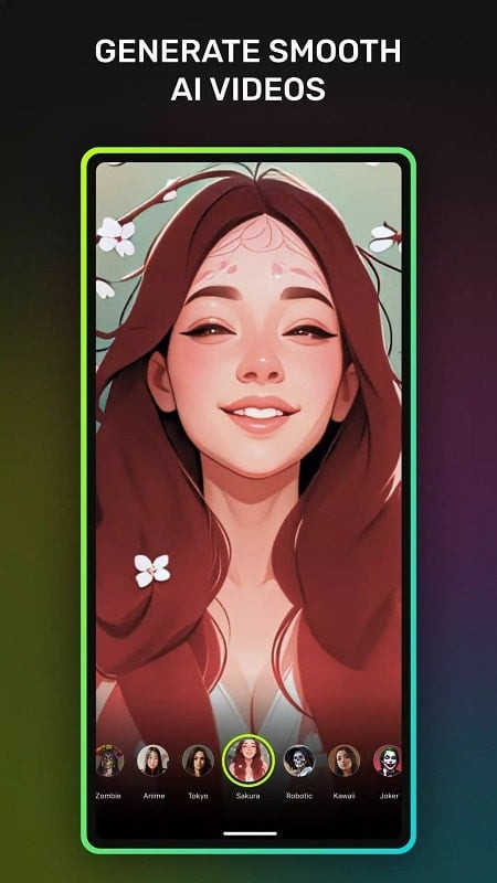 Ảnh minh họa ứng dụng CloneAI APK với giao diện chỉnh sửa