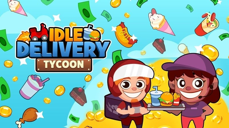 Idle Food Delivery Tycoon MOD APK (Free Upgrade) 2024.01.02