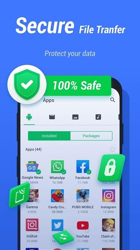 InShare MOD APK - Chia sẻ file không cần internet