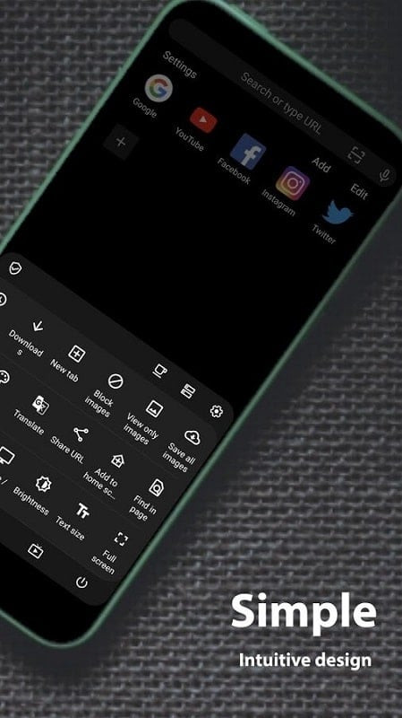 Soul Browser MOD - Giao diện tùy chỉnh