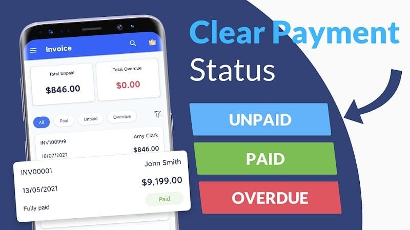 Tạo hóa đơn miễn phí với Invoice Maker MOD APK