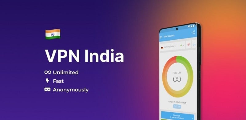 VPN India MOD APK (Pro Unlocked) 1.143